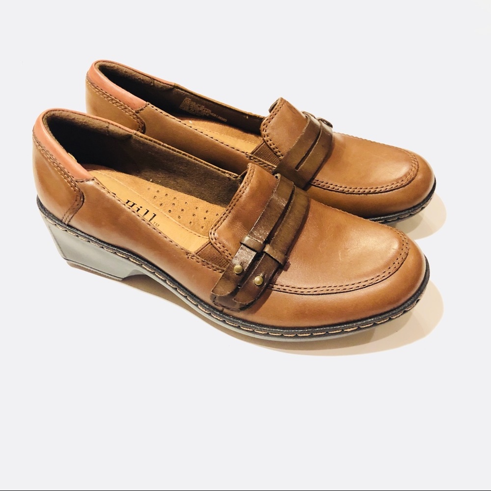 New Balance Cobb Hill wedge loafer shoes size 6W